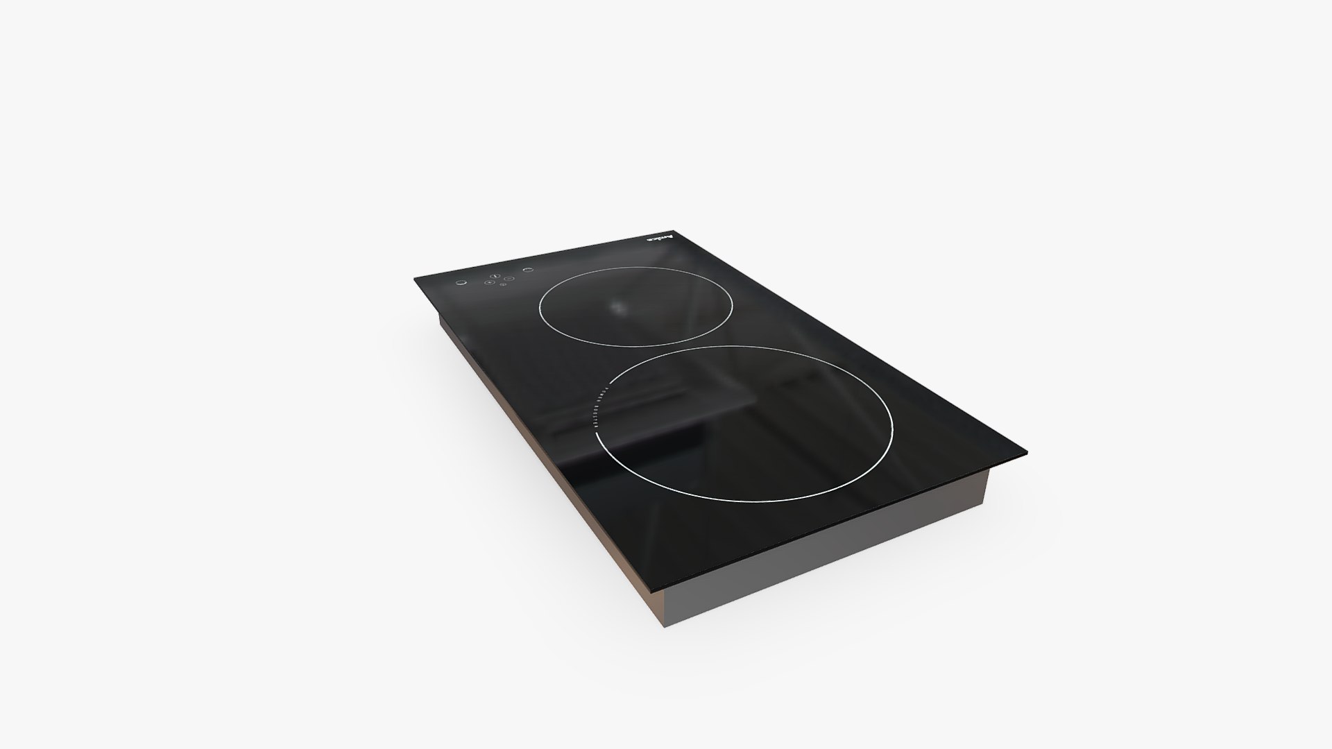 3D Induction Hob Amica PI3510U Black 2D Model TurboSquid 2018208