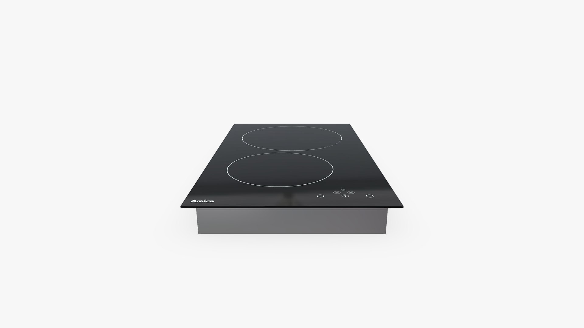3D Induction Hob Amica PI3510U Black 2D Model TurboSquid 2018208