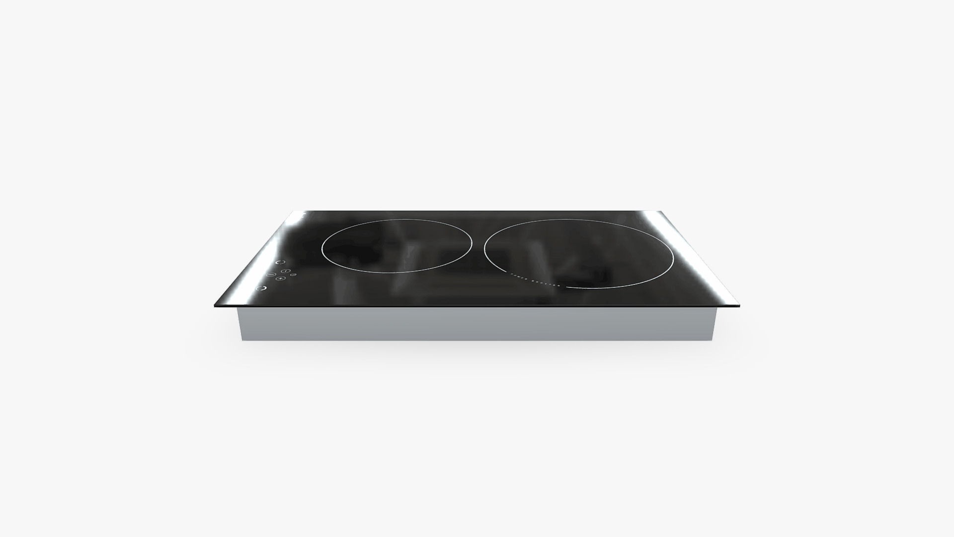 3D Induction Hob Amica PI3510U Black 2D Model TurboSquid 2018208