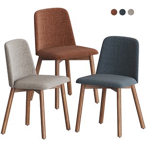 chip dining chair bludot 3D model