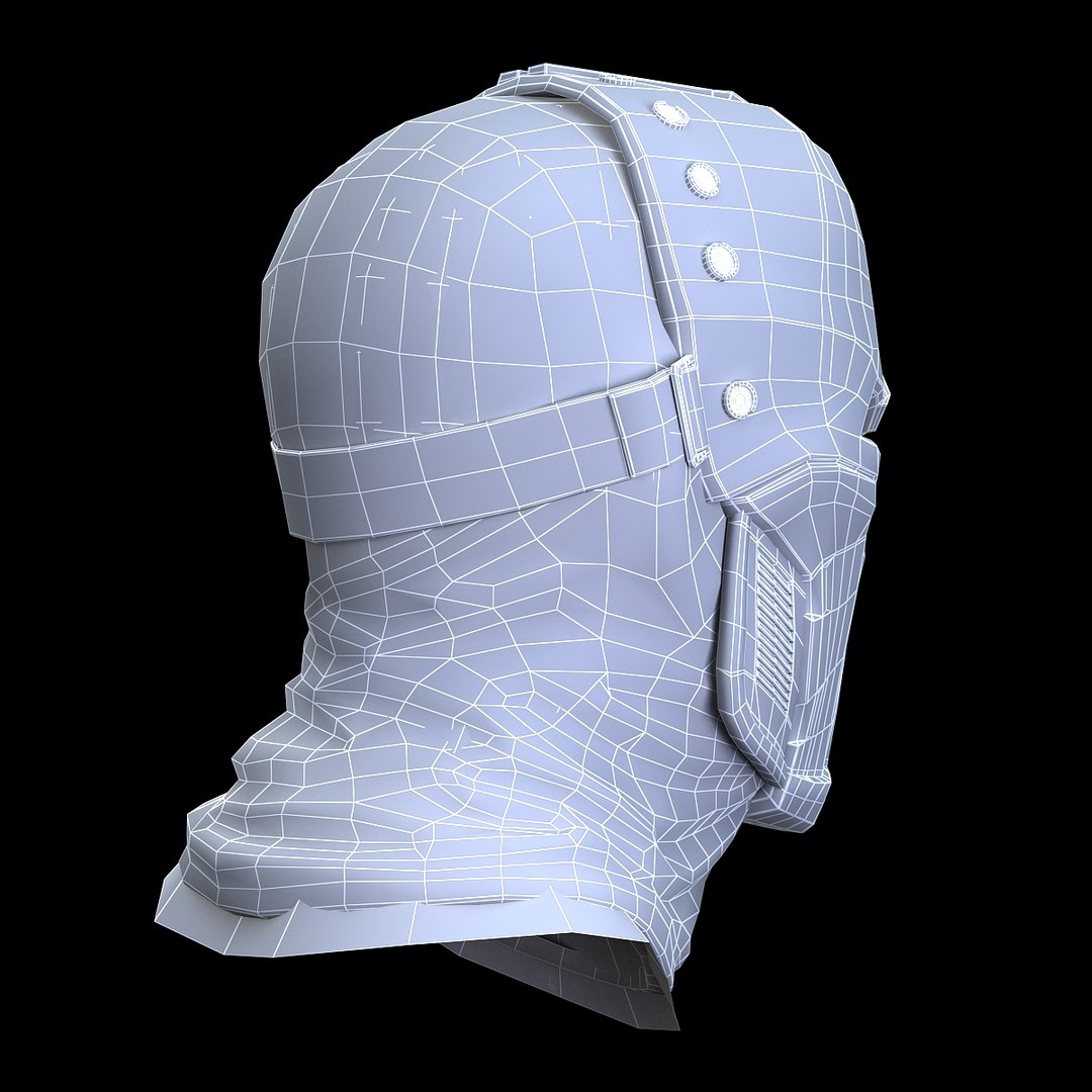 Sci-fi Mask 3d Model