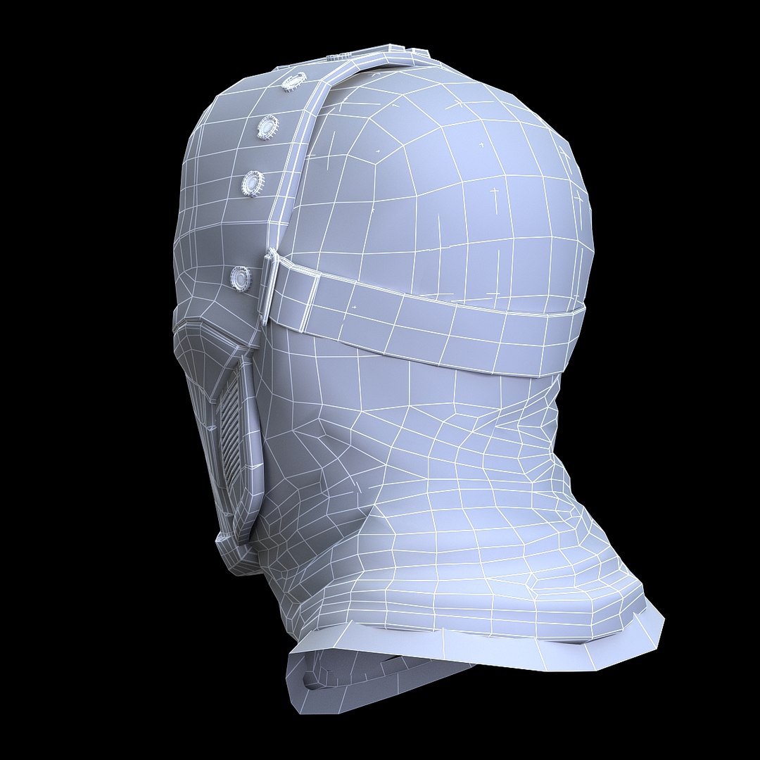Sci-fi Mask 3d Model