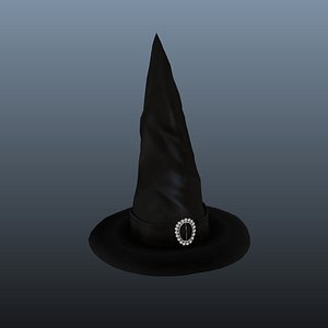 3d witch hat model