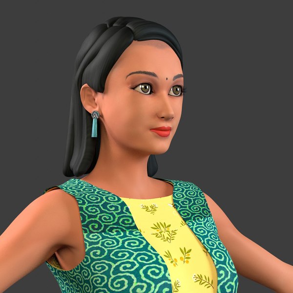 Woman Indian 3D Models For Download | TurboSquid