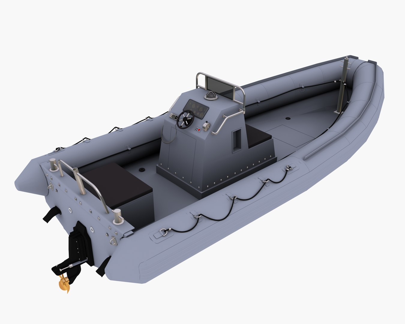 Rigid Hull Inflatable Boat model TurboSquid 2077526