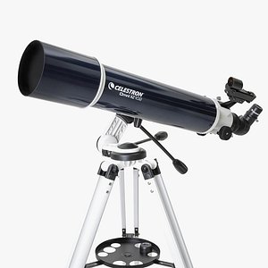 3dmodelCelestron Omni AZ 102 Telescope with Smartphone Adapter