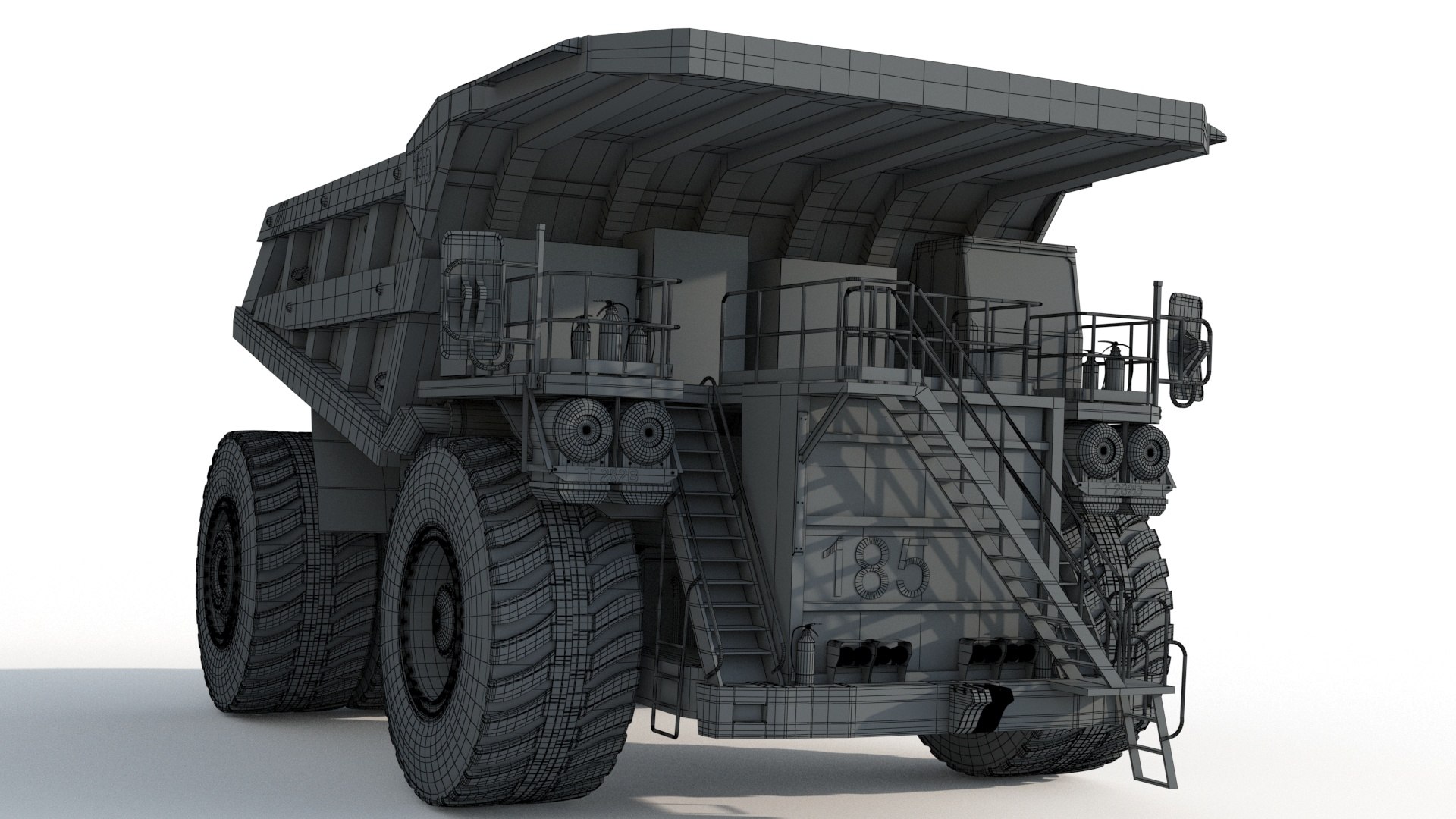 3D Liebherr T 282B Mining Truck Model - TurboSquid 1968343