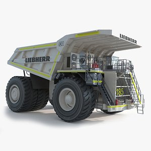 3D Liebherr T 282B Mining Truck model