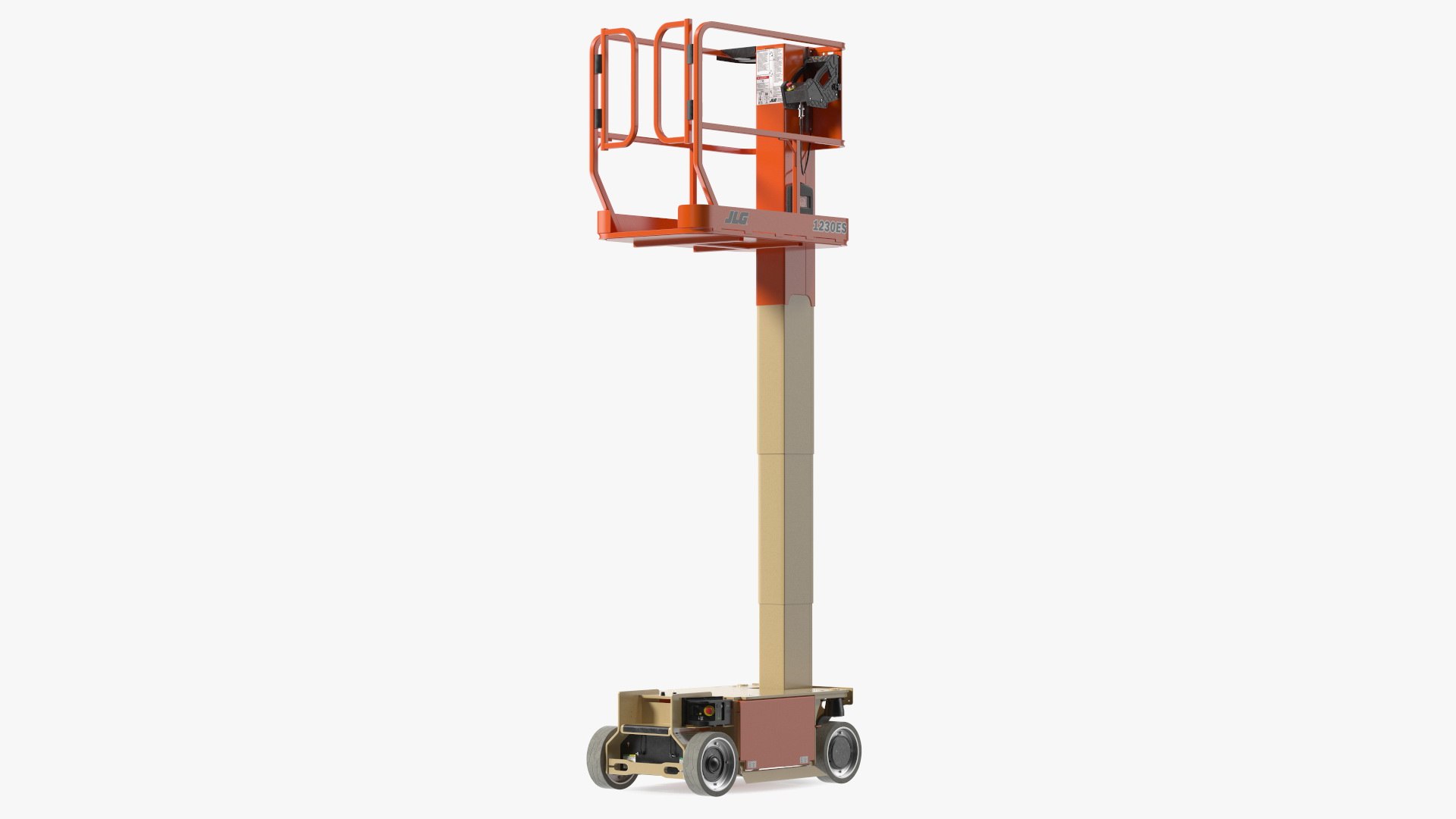 JLG 1230ES Vertical Mast Lift Working Position New 3D model preview