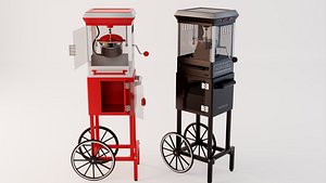 Popcorn Cart 3D model