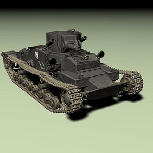 3d model matilda infantry tank
