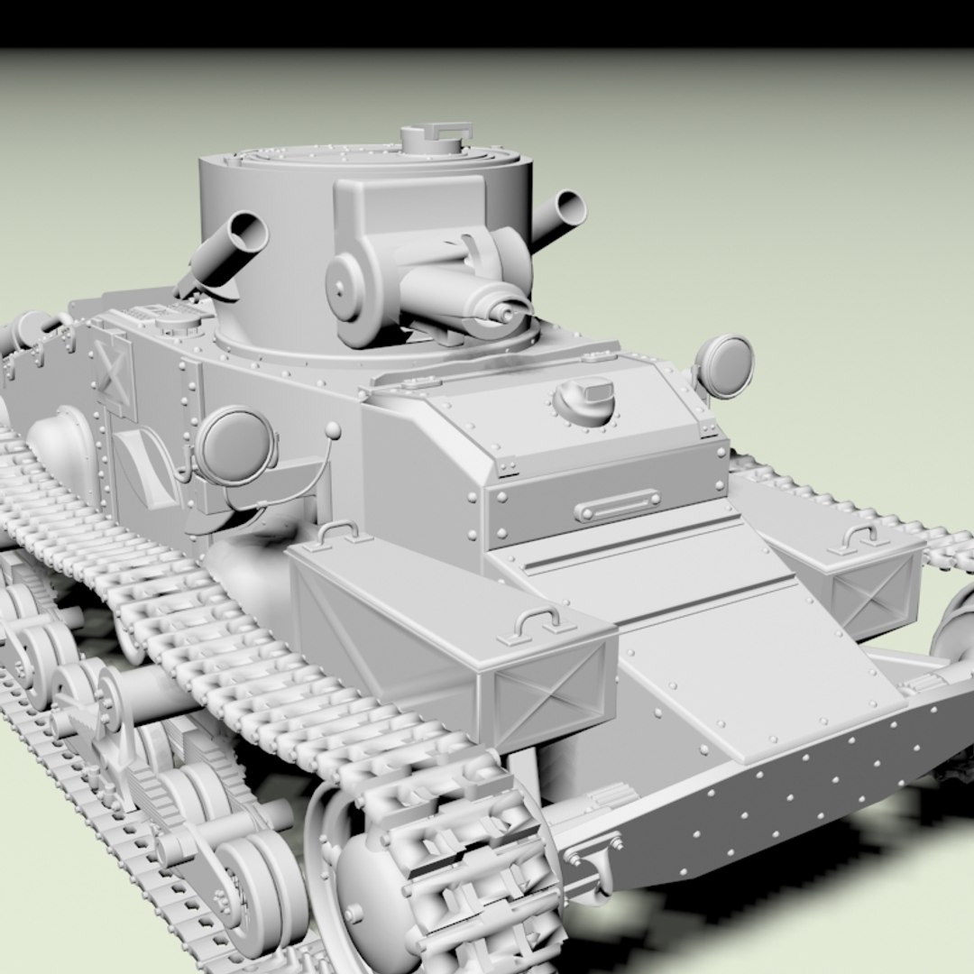 3d Model Matilda Infantry Tank