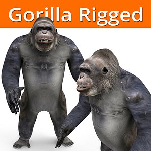 gorilla rigged model
