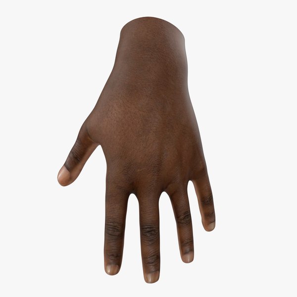 3d hand skin type 6 model