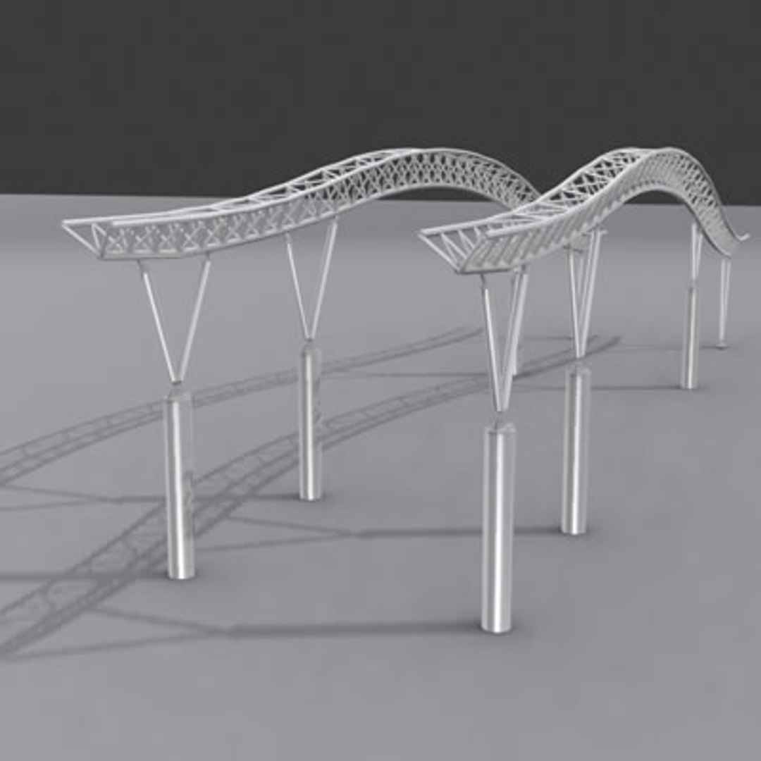 3d model steel structure truss