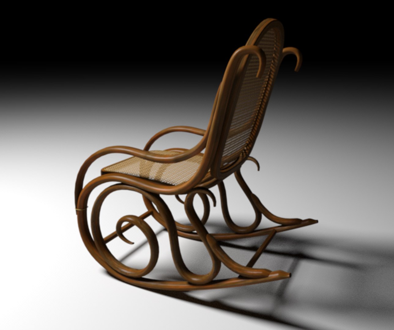 Rocking Chair 3d Obj