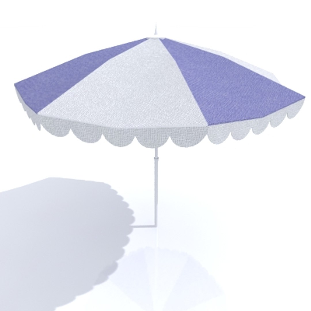 3d model umbrella sun parasol