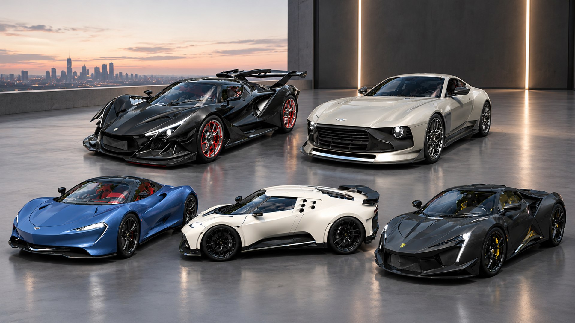 3D Exotic Hypercars, Bespoke Supercars &amp; Track Legends Collection (6-Model Masterpiece Bundle) https://p.turbosquid.com/ts-thumb/aM/xs294h/Sg/cinematicsupercarshowcaseatdusk/png/1792439975/1920x1080/fit_q87/f510642771e95726d914b9fd71f657627acfe4d9/cinematicsupercarshowcaseatdusk.jpg