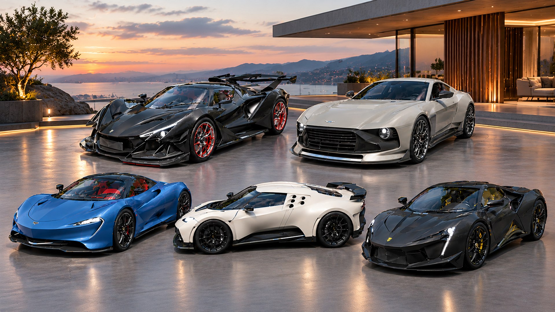 3D Exotic Hypercars, Bespoke Supercars &amp; Track Legends Collection (6-Model Masterpiece Bundle) https://p.turbosquid.com/ts-thumb/aM/xs294h/ck/luxurysupercarsunsetshowcase/png/1792440064/1920x1080/fit_q87/6194f7f3c41cf3abb0f2e5832df8ff3601225505/luxurysupercarsunsetshowcase.jpg