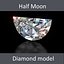 Half Moon Diamond Cut