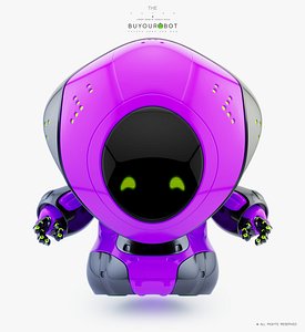 3D cartoon pirate bot