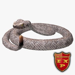 obj rattlesnake rattle snake