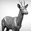 3D roe deer capreolus