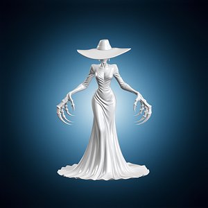 Lady Dimitrescu Figure 3D Print Model Fan Art model