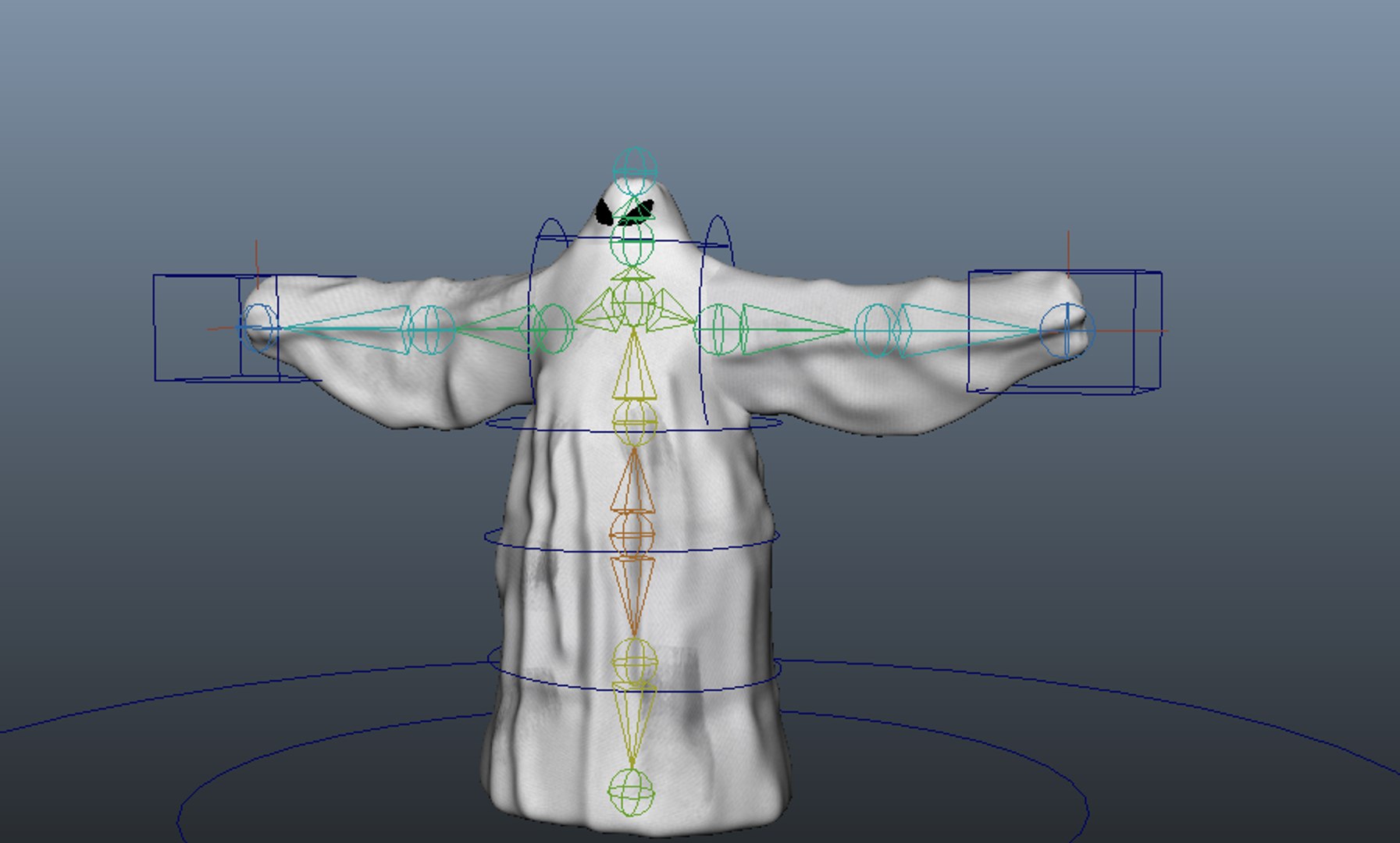 Rigged ghost character animation 3D model - TurboSquid 1394339