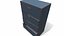 3D Old Rusty Filing Cabinet Low-poily PBR