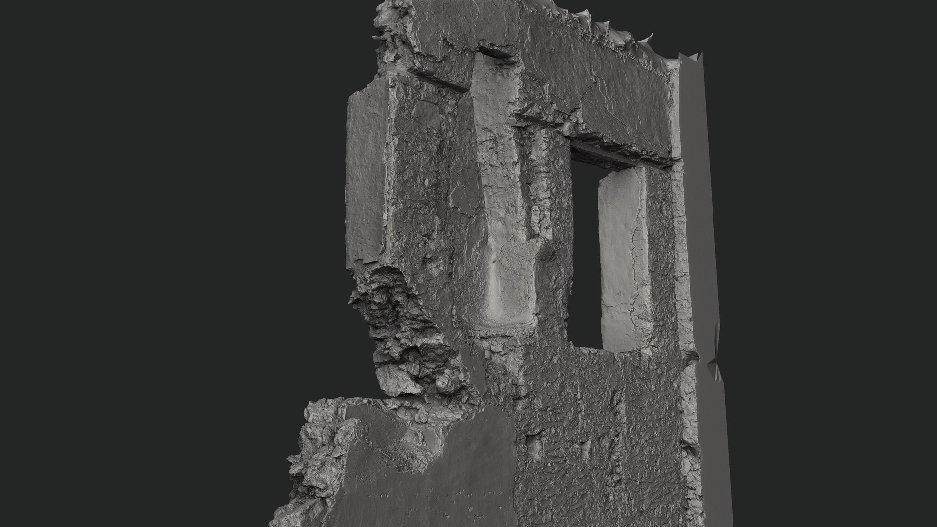 Abandoned House Ruined Part Scan - Broken Wall 05 model https://p.turbosquid.com/ts-thumb/aN/Cc8WK7/In/brokenwall_05_highdetail_50mln_mesh_scaled_zcam_shot_02/jpg/1756369523/1920x1080/fit_q87/0780045900e01af9486e28bf1fe3e05f9c1d66a5/brokenwall_05_highdetail_50mln_mesh_scaled_zcam_shot_02.jpg