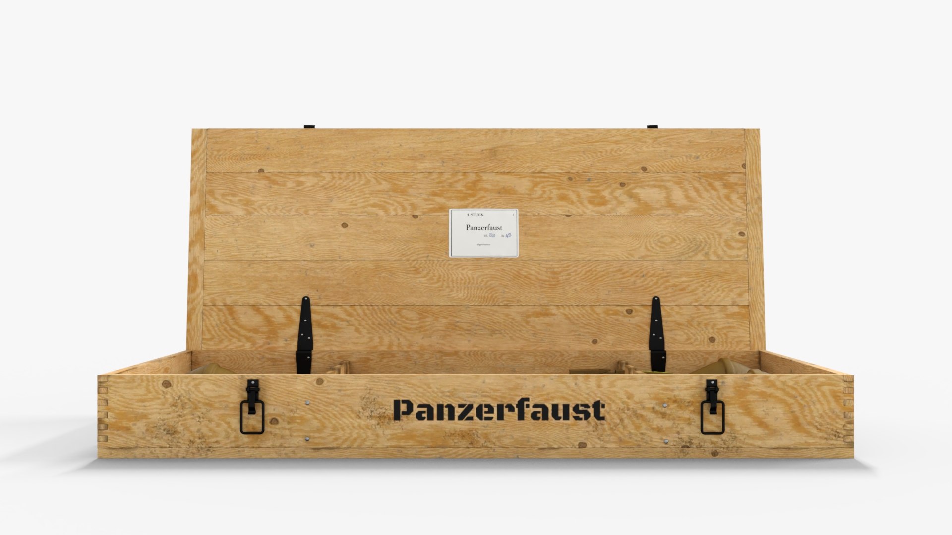 Panzerfaust With Box Low-poly 3D Model 3D Model - TurboSquid 2372347