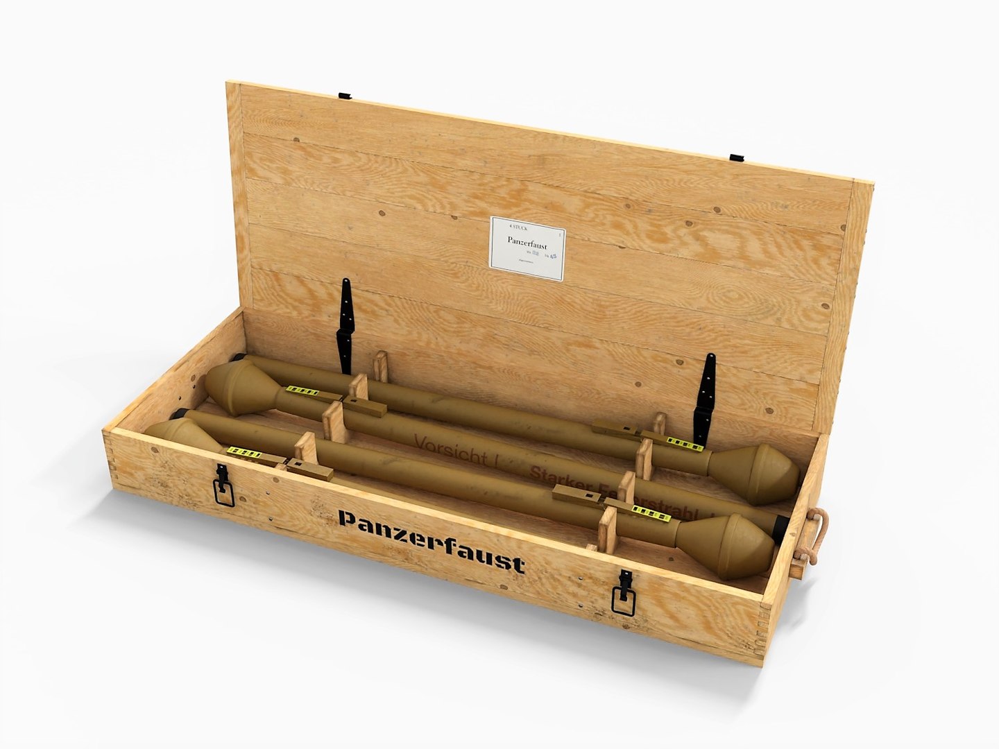 Panzerfaust With Box Low-poly 3D Model 3D Model - TurboSquid 2372347