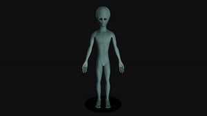 3D model Alien Gray