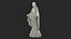 Blessed Virgin Mary Statue Marble
