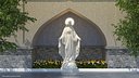 Blessed Virgin Mary Statue Marble