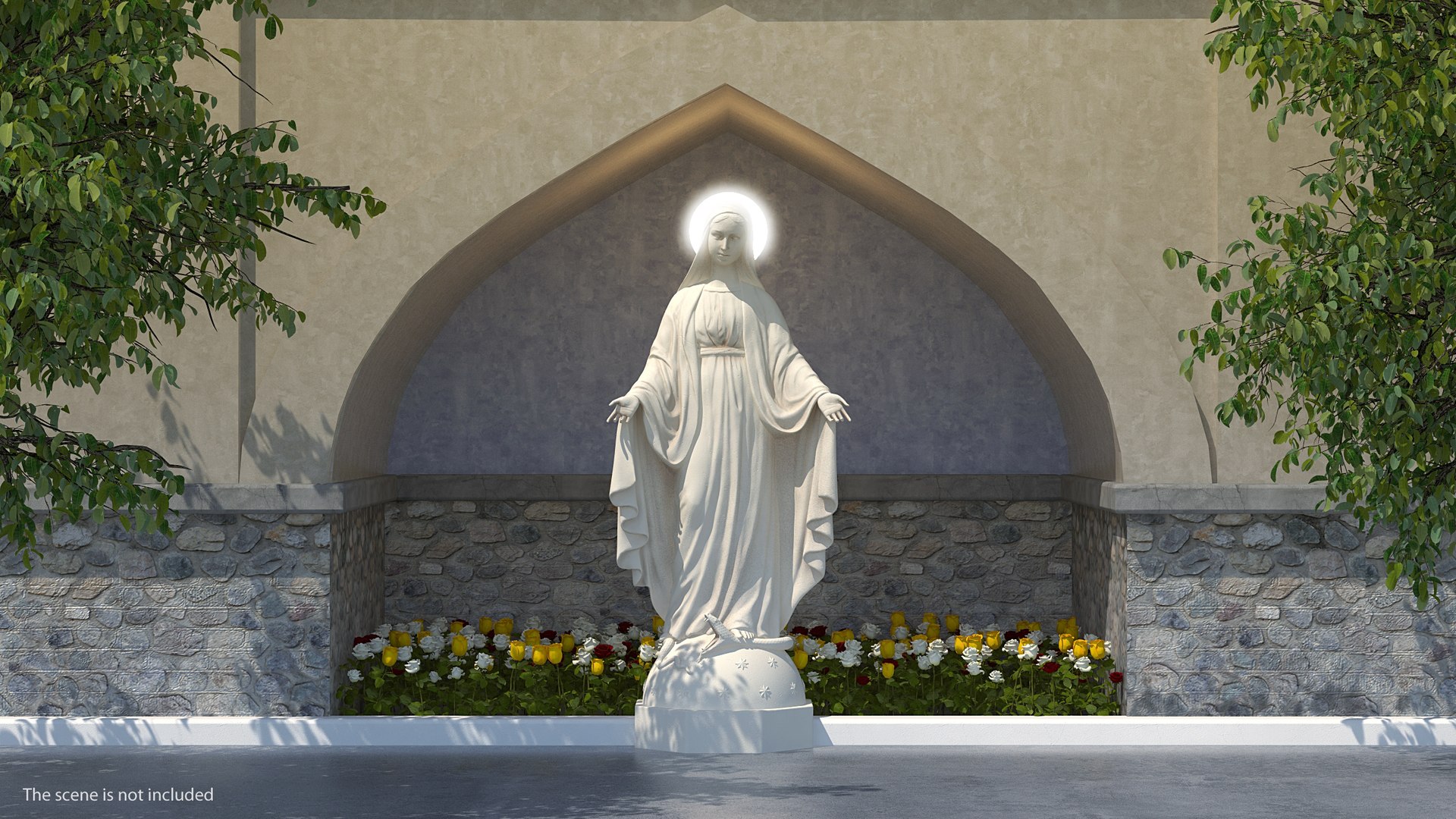 Stone Statue Collection 3D model preview