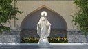 Blessed Virgin Mary Statue Marble