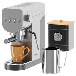 3D model DEVANTI espresso coffee machine