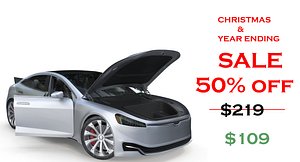 Generic Electric Car 3d model