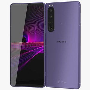 Sony Xperia 1 III Frosted Purple model