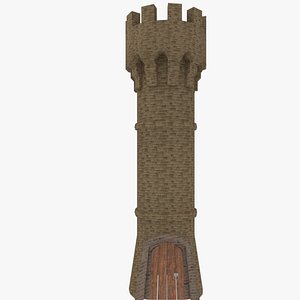 3D castle tower