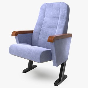 Cinema Chair Lilac 3D