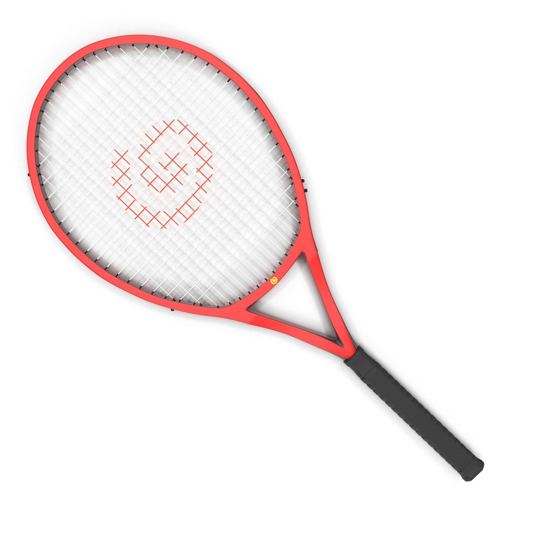 Tennis Racket 3D Model 3D model preview