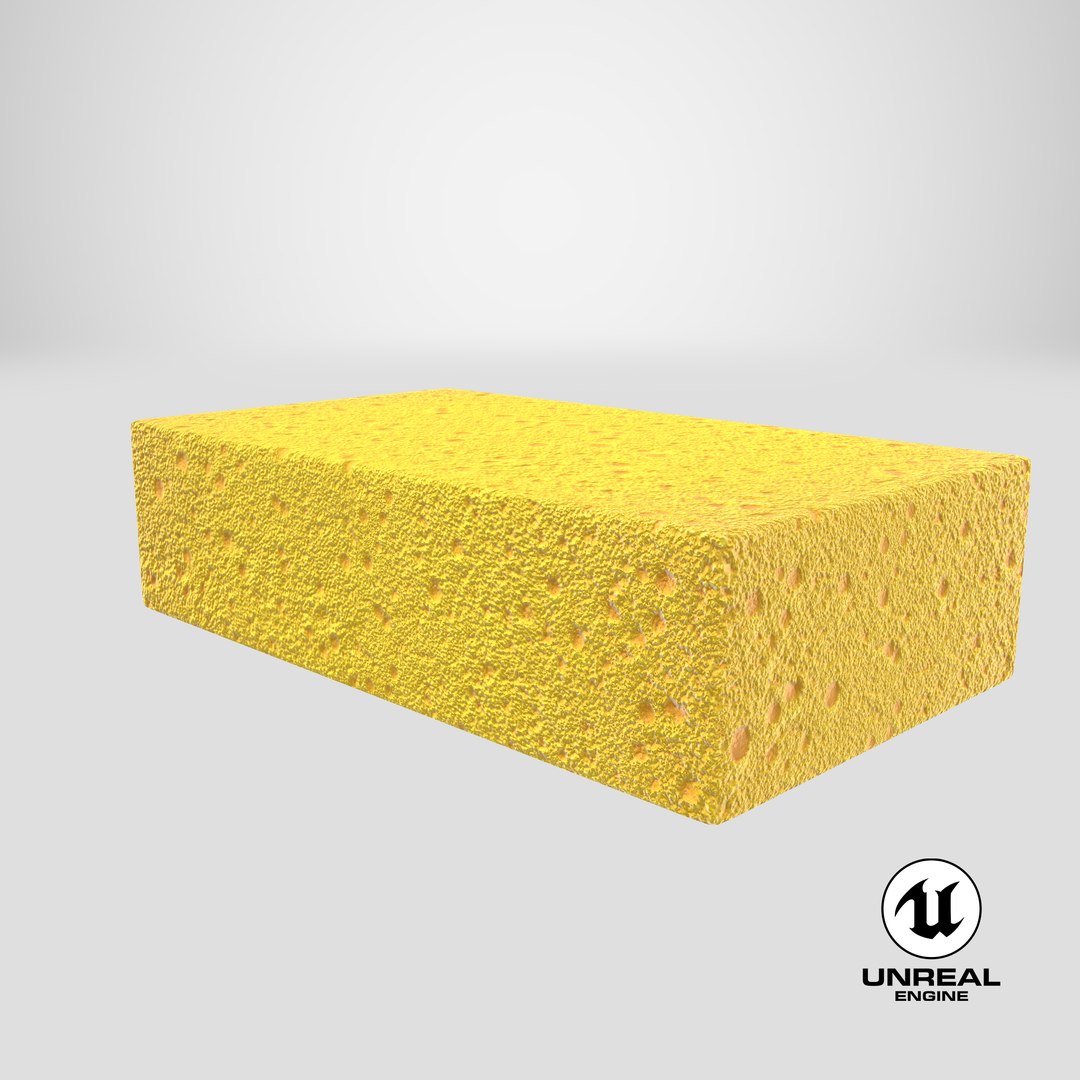 3D Cellulose Sponge model https://p.turbosquid.com/ts-thumb/aN/pteH30/77/stemcell_unreal_render/png/1656660605/1920x1080/fit_q87/49606a8d2b053b4f39f1cbc240eb0891c514f25b/stemcell_unreal_render.jpg