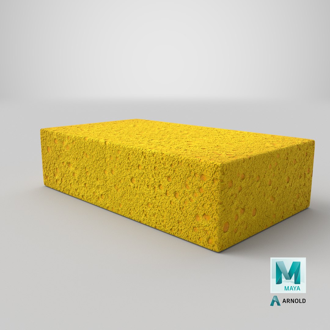 3D Cellulose Sponge model https://p.turbosquid.com/ts-thumb/aN/pteH30/iE/stemcell_maya_arnold_render/png/1656660613/1920x1080/fit_q87/608a0ddc50b87155ca84e76b56d2e019e161c63b/stemcell_maya_arnold_render.jpg