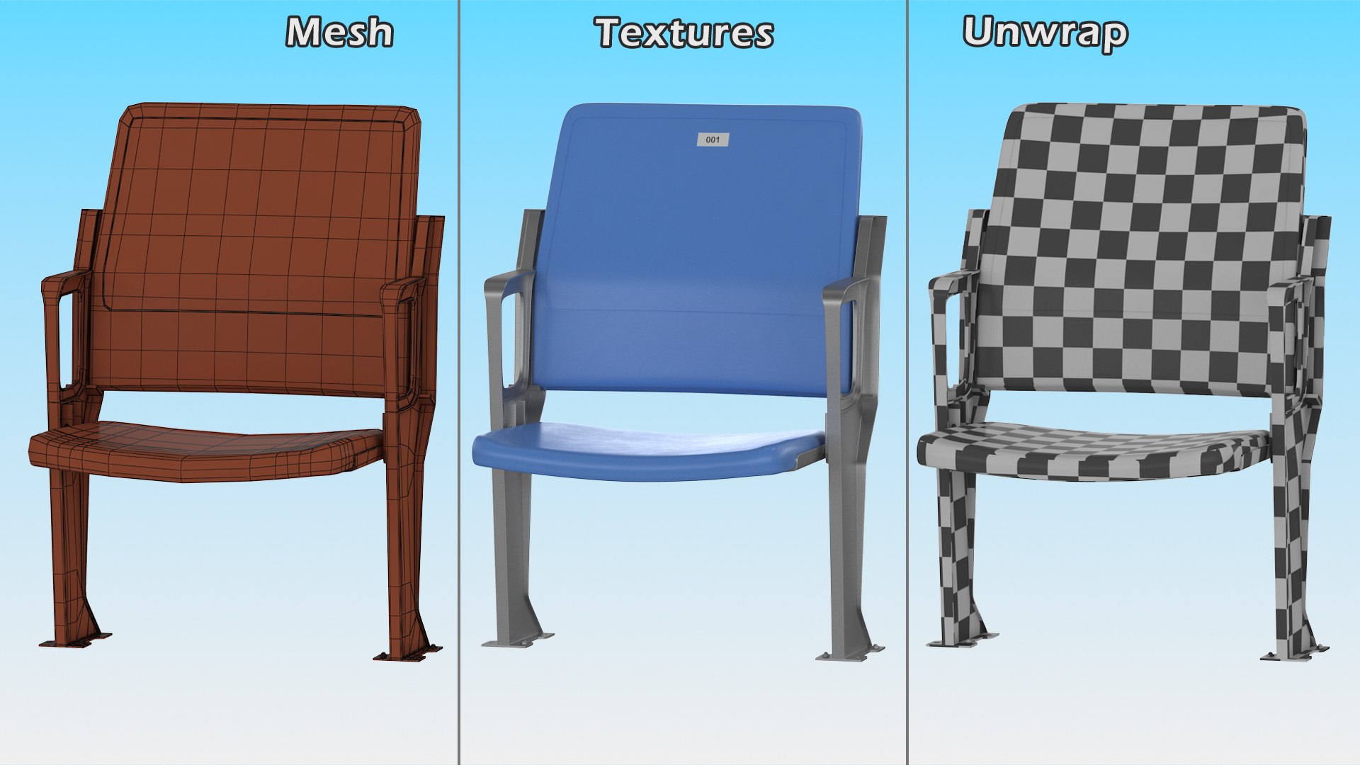 3D model Plastic Stadium Seat Open https://p.turbosquid.com/ts-thumb/aN/t75Xpj/OR/plasticstadiumseatopenvray3dmodel011/jpg/1660689319/1920x1080/fit_q87/682f019a1d82e6697bacd2a9e0a6bc8a86abb79f/plasticstadiumseatopenvray3dmodel011.jpg
