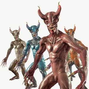 RageBeast - Big Pack 5 skins 3D model
