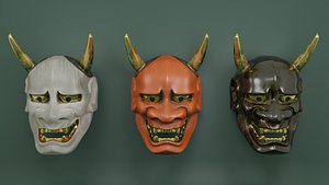 Hannya Mask model