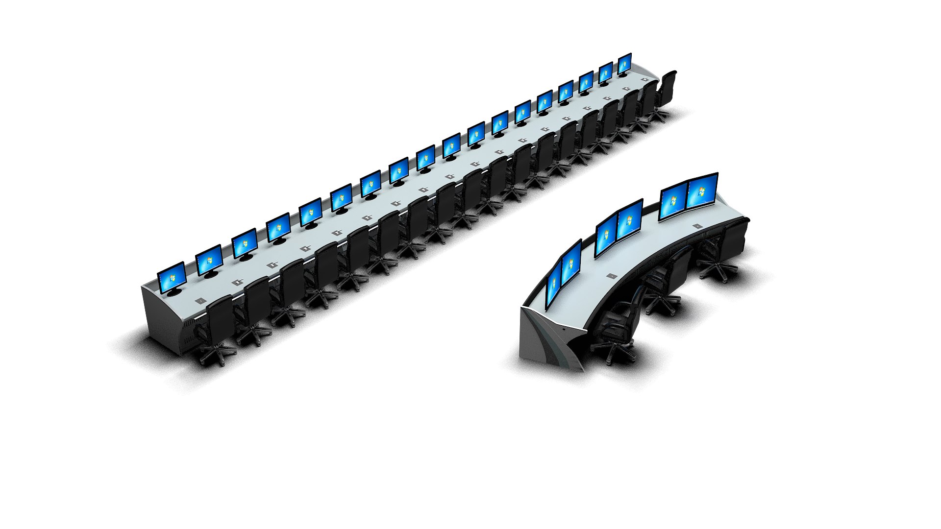 3D Control Desk TurboSquid 1975416